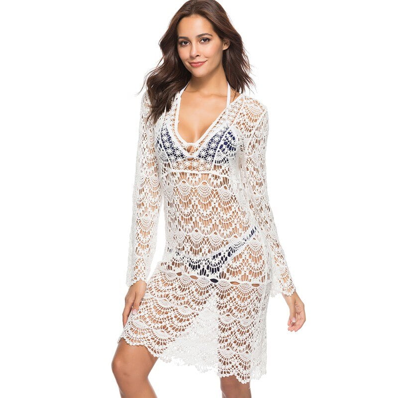 smock beach dress