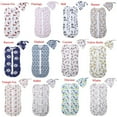thumbnail image 2 of 2Pcs Newborn Infant Baby Boy Girls Outfits Zipper Swaddle Blanket Wrap Sleeping Bag Sleepsacks For 0-6 Months, 2 of 5