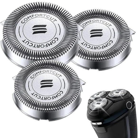 TRYXZSZ Cabezal de Repuesto Compatible Philips Norelco, Cabezal de Repuesto Rasuradora Philips SH30, para Series 3000, 2000, 1000 y S738 Click & Style