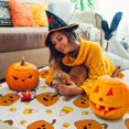 thumbnail image 5 of 2022 Halloween Pumpkin Blankets Candy Corn Cute Pumpkin Theme Cute Halloween Decorartions Halloween Blankets for Adults/Kids/Pets Soft Throws 50"x60", 5 of 6