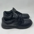 thumbnail image 1 of New Balance 813 Sneakers Mens 10 D Black Leather Lace Up Walking Comfort Shoes, 1 of 6