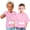 Pink, variant on IROINNID Toddler T-shirt Printed Short Sleeve Cotton Rabbit Round Neck Top for Boys and Girls 5-6 Years