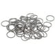 thumbnail image 1 of 100 piezas de 15 mm anillos de material acero inoxidable partidos hallazgos en para llavero artesanal de material cuero joyería perfecl Anillo partido Llaveros, 1 of 8