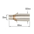 thumbnail image 2 of For GILERA NEXUS 250 2006-2008 Modified Escape Motorcycle Exhaust Muffler Header Link Pipe 51MM Slip-on, 2 of 4