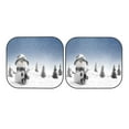 thumbnail image 7 of Gaeub Snowman And Christmas Tree Foldable Auto Sun Blocker Visor, Sunshade for Car Front Window, Keeps Your Vehicle Cool - Medium, 7 of 7