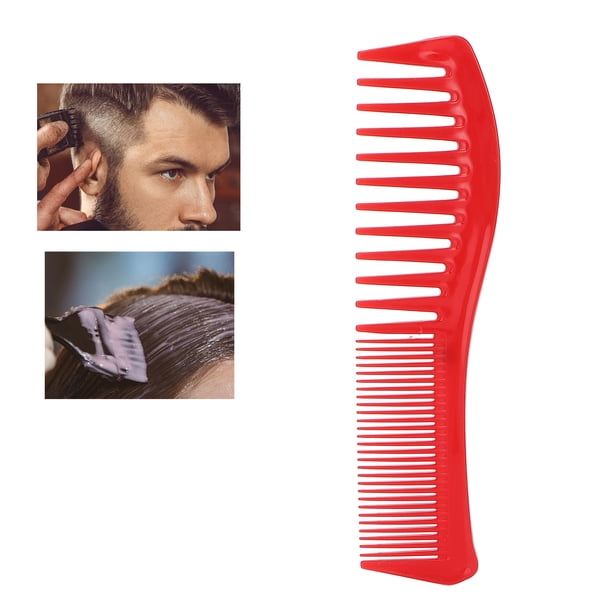 Peines De Peluquería De Doble Cara, Diente Ancho Y Fino Portátil Para Peinados Profesionales, Peinado De Plástico Para Hombres Mujeres