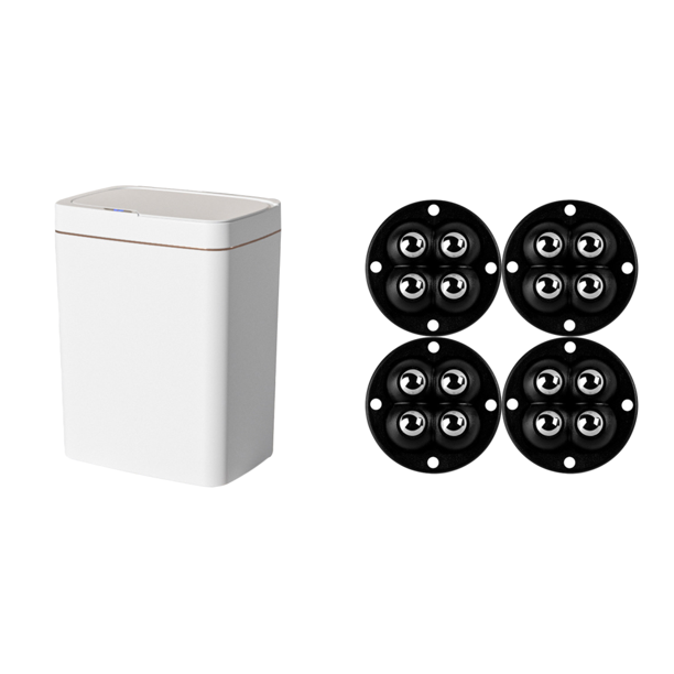 Bote Basura Ndcxsfigh Con Sensor Para Inodoro Baño 18 L Blanco