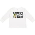 thumbnail image 3 of Inktastic Daddy's Fishing Buddy Boys Long Sleeve Toddler T-Shirt, 3 of 5
