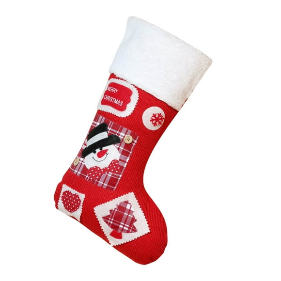 Jamicy Christmas Socks Christmas Presents Christmas Stockings Large Snowman Stockings for Xmas Party Personalized Decoration Stockings