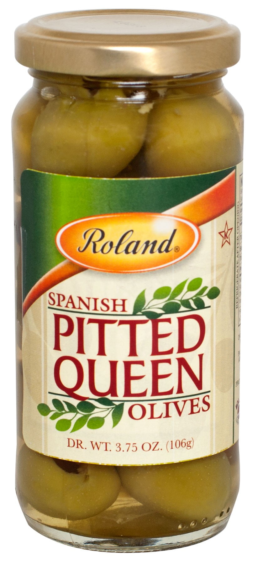 Roland Olives, Pitted Queen, 8.5 Fl Oz, Dry Wt. 3.75 Oz