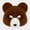 Brown and white mask, variant on Halloween Fluffy Bear Mask Paws and Tail Set,Women Men Realistic Furry Bear Mask Therian Gear for Animal Role-Play Party