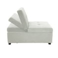 thumbnail image 5 of Poundex Convertible Chair Bed, 5 of 7