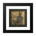 thumbnail image 2 of Alexandre de Riquer 15x15 Black Modern Framed Museum Art Print Titled - Composition with Winged Nymph at Sunrise (1887), 2 of 5