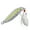 Silver, variant on Joernso 15g 5.64cm Electroplating Bait Sequin Sharp Hook with Spinner Super Leech Three Hooks Luminous Lures for Outdoor