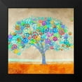 thumbnail image 2 of Rodrigues, Malia 20x20 Black Modern Framed Museum Art Print Titled - Tree of Peace (detail), 2 of 5