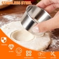 thumbnail image 4 of MOJINO 12-Piece Round Cookie Cutter Set, Circle Pastry Cutters with Storage Tin, Stainless Steel Biscuit Cutters and Donut Cutter Ring Molds, Mother’s Day Gifts for Mom, 4 of 7