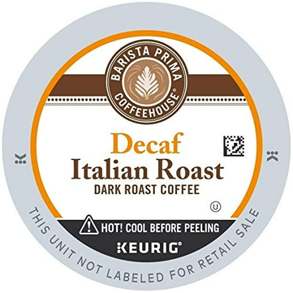 Barista Prima Coffeehouse Decaf Italian Roast KCups 96ct