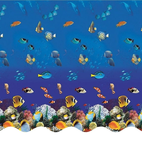 SmartLine 21' x 41' Oval Caribbean Overlap Above Ground Swimming Pool Liner, 48"/52" Height, 25 Gauge