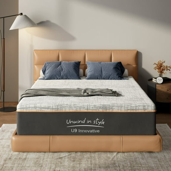 10 Inch Queen Size Bamboo Charcoal & Green Tea Memory Foam Mattress, Medium Firm Cooling Gel Mattress for Pressure Relief, CertiPUR-US Certified & Fiberglass Free,Washable Cover, Mattress in A Box