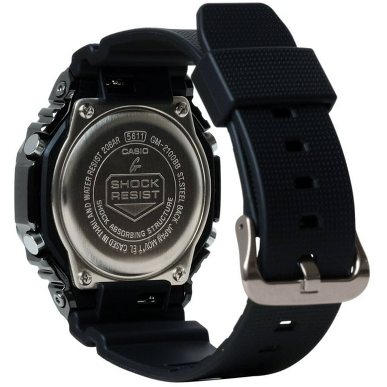 Casio Men's G-Shock GM2100BB-1A Black Ana-Digi Dial Strap
