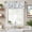 Navy blue, green, variant on Green Grey Botanical Farmhouse Short Window Curtain Valances, Watercolor Spring Floral Summer Leaf Rod Pocket Kitchen Valances for Living Room Bedroom Bathroom Cafe 42" x 18"
