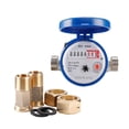 thumbnail image 2 of Smart Water Meter Water Meter Flow Measuring Instruments Home Measuring Tools With Copper Fittings Accessories ,Remotely Monitoring Leaking, 2 of 6