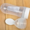 thumbnail image 4 of Baby Silicone Squeeze Feeding Bottle Newborn Tableware Tools for Baby Infant Feeder with Dispensing Spoon, 4 of 11
