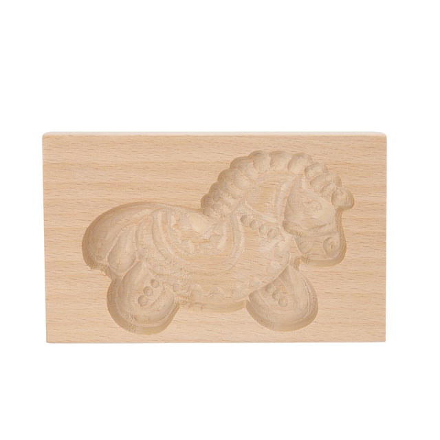 Wooden Moulds DIY Embossing Craft Decorative Baking Tools For Holiday Kitchen Making