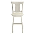thumbnail image 3 of Weston Home Sheena Bar Stool with Swivel, Antique White, 3 of 5