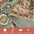 thumbnail image 6 of Boho Tribal 2x3 Washable Small Rugs for Entryway Doormat Indoor Entrance, Throw Rugs with Rubber Backing, Bohemian Soft Non-Slip Bathroom Carpet for Bath Front Door Kitchen Floor, 6 of 8