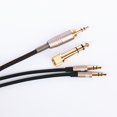 thumbnail image 4 of Nuevo Neomusicia Cable De Repuesto Compatible Con Hifiman He4Xx He-400I (La Última Versión Con Conector De 3,5 Mm) Auriculares De 3,5 Mm/6,35 Mm A Cable Macho Dual De 3,5 Mm De 1,2 M/4 Pies, 4 of 5