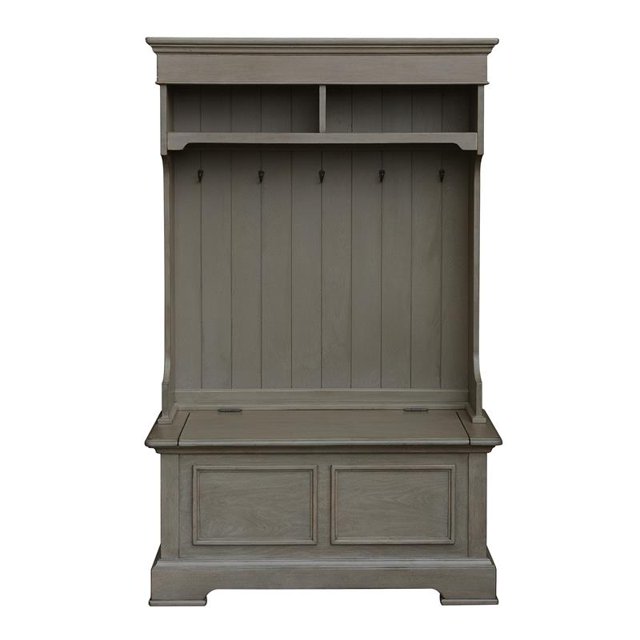 Home Fare Base de Rangement Gris Hall Tree