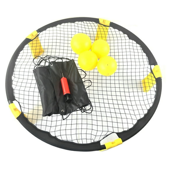 Battle Ball Game Set Bounce Volleyball Game Kit Combo Beach Jump Ball Set for Lawn Backyard Beach