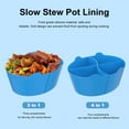 thumbnail image 3 of CSChome Stew Pot Liner Silicone Stew Pot Liner Easy to Use Food Grade Wear Resistant Temperature Resistant Long Lasting Slow Cooker Compartment, 3 of 7