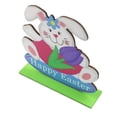 thumbnail image 3 of Ounissouiy 2 juegos de adornos de de conejo, decoraciones de Pascua, exquisito cartel de dibujos animados Multicolor, manualidades para álbum de Artesanía JM00284 Ounissouiy HA030583-02, 3 of 6