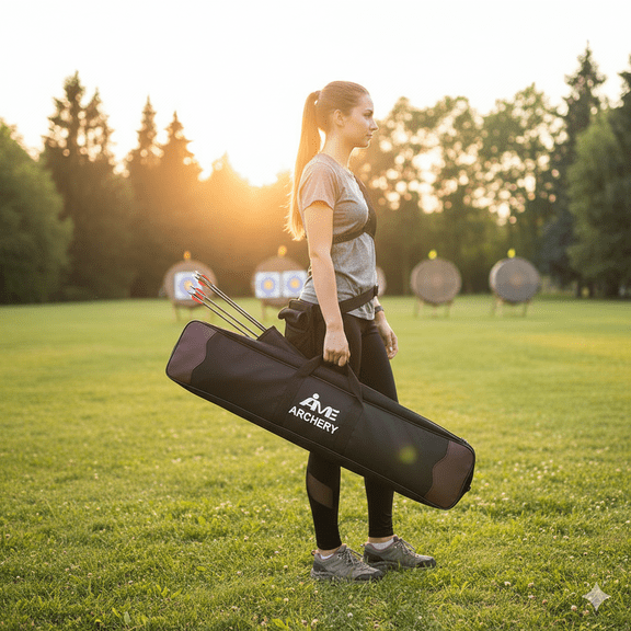 Recurve Bow Case 82×17×9cm Protective Archery Bag