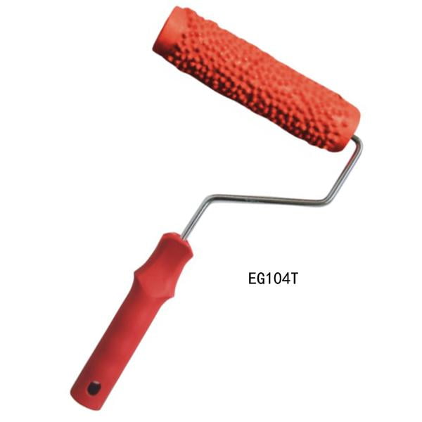 7inch Embossing Paint Roller Painting Brush Sleeve w Handle Wall Decoration Tool 7 inch