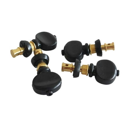 

Etereauty 4pcs GC501I Ukulele Strings Tuning Pegs Pin Machines Tuners Friction Guitar Parts Accessories (Golden)