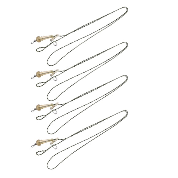 Équipement de Pêche à la Carpe, Camouflage Simple Léger et Sûr pour Accessoires de Pêche 3 Pcs, Combinaison de Clips en Caoutchouc, Combinaison de Clips de Lead