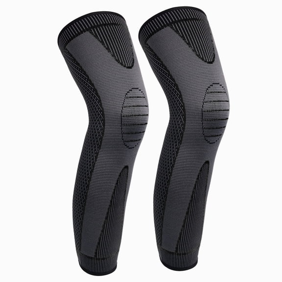 GOUNOD Full Leg Long Knee Compression Sleeve,Non-Slip Arthritis Pain Relief and Weightlifting,Knee Support for Men & Women