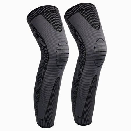 GOUNOD Full Leg Long Knee Compression Sleeve,Non-Slip Arthritis Pain Relief and Weightlifting,Knee Support for Men & Women