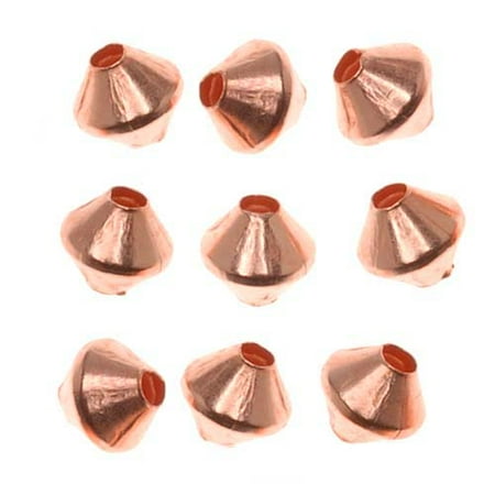Bright Copper Bead - Bright Genuine Copper Bicone Beads 4.8mm (50)