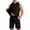 #196-Black, variant on Ceisia Men's Sleeveless Hoodie and Shorts Set Full Zip Hooded Tank with Drawstring Shorts Black M Gifts for Father