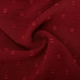 thumbnail image 7 of Ruimatai Women's V-Neck Lantern Sleeve Dress Solid Color Pleated Long Skirt Stretchy Comfortable Casual Elegant Tunic Top, 7 of 7