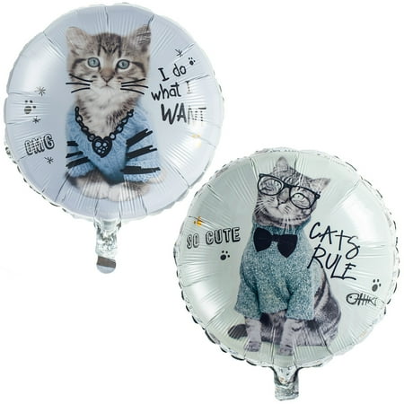 Rachael Hale Cats Rule Foil Balloon (1)
