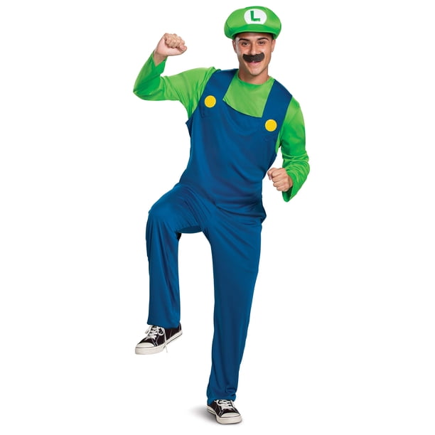 Disfraz: Disfraz de Luigi, oficial de Nintendo Super Mario Bros.