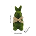 thumbnail image 3 of Easter Bunny Flocked Bunny Figurines Colorful Flocked Rabbit Statues Tabletop For Home Living Room Farmhouse Desktop Ornament Home Decor, 3 of 6