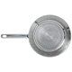 thumbnail image 3 of Sartén de acero inoxidable para horno de 10.5 pulgadas apto para cocina de 500 F ollas y sartenes apto para lavaplatos plateado, 3 of 5