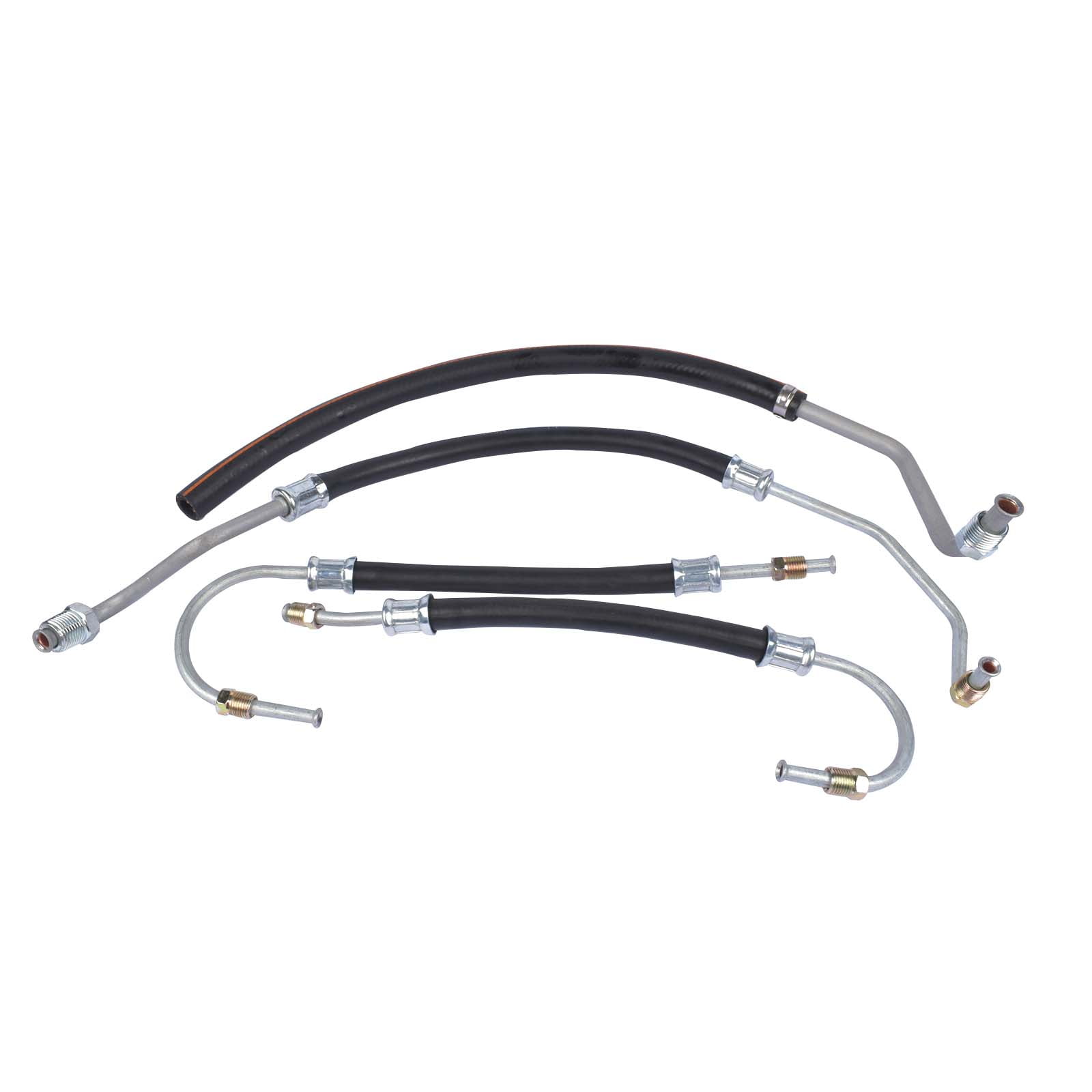 NEWZQ Power Steering Valve Cylinder Hose Kit for Chevrolet Corvette Convertible Coupe 1964-1979