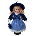 thumbnail image 2 of Muñeca de Victoriana de 30 Vestido de Princesa de Encaje, Traje de Decoración para El Hogar - Azul SM SunniMix Muñeca de porcelana victoriana, 2 of 5